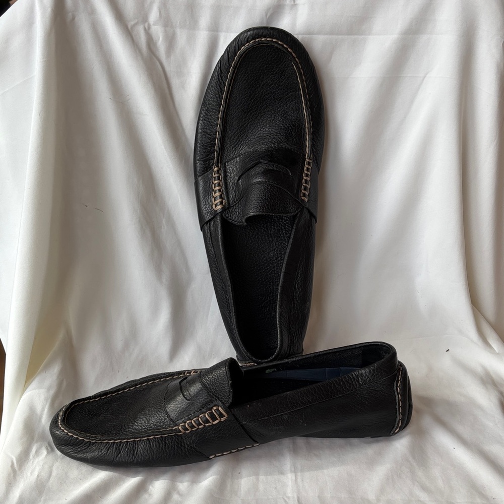 Polo by Ralph Lauren Black Leather Loafers